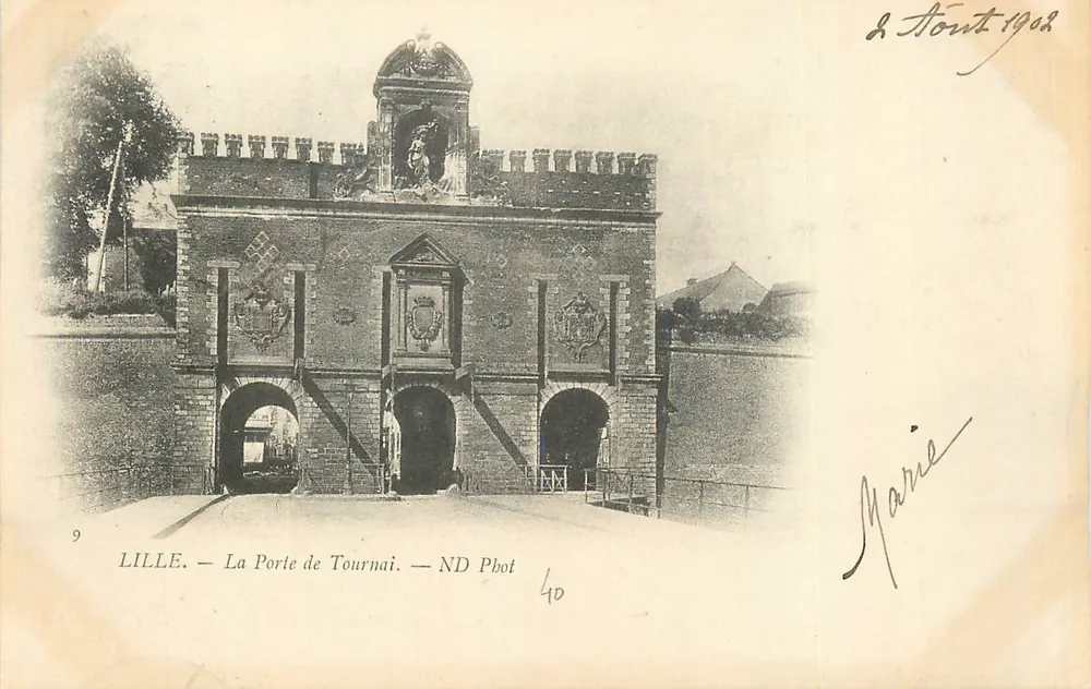 LILLE — La Porte de Tournai — ND Phot - Recto