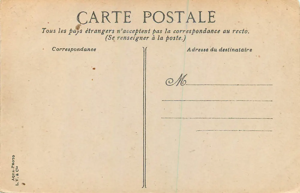 Fonte da Mãe e da Criança — Jardim da Laranjeira — Monumento à Deusa da Maternidade — Editor L.V. & Cie - Verso