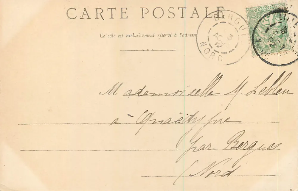 Porte de la Citadelle — Lille — éditeur inconnu, n° de série non visible - Verso