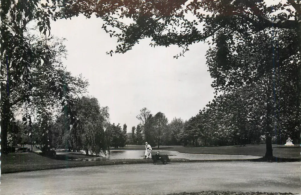 Tourcoing (Nord) - El Parque Municipal — Éditions Pollet, Lille - Anverso