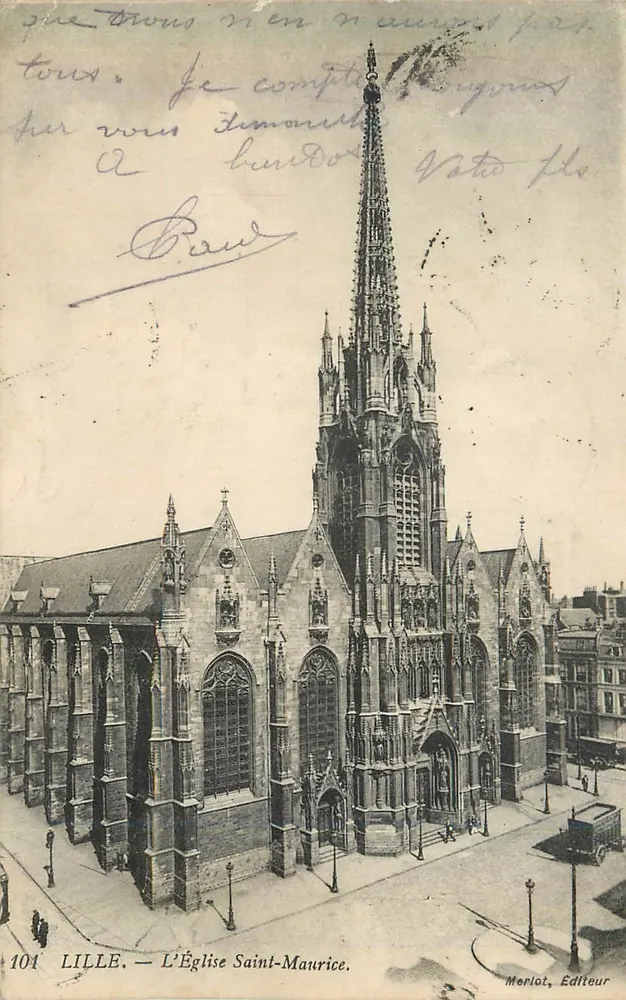 LILLE — A Igreja de São Maurício — Merlot, Editor, n°104 - Frente