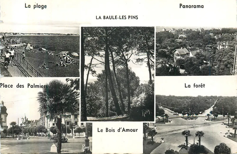 La Baule-les-Pins — Panorama turístico — F. Chapeau, Nantes - Anverso