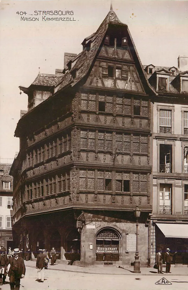 Strasbourg — Casa Kammerzell — C.A.P. Strasbourg - Frente