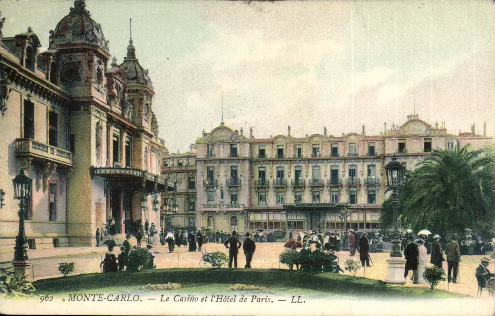 Monte-Carlo — Das Casino und das Hôtel de Paris — LL. — n° 962 - Vorderseite