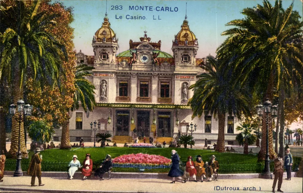 Monte-Carlo — O Casino — Dutroux arch — editor LL, n° 283 - Frente