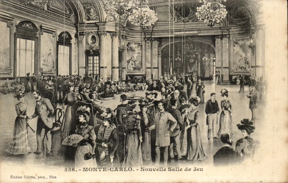 Monte-Carlo — Nouvelle Salle de Jeu — Édition Giletta, phot., Nice, n° 556 - Recto