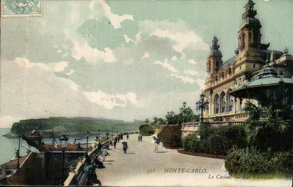 Monte-Carlo — O Casino — Editor L. Tortoraz, n° 978 - Frente