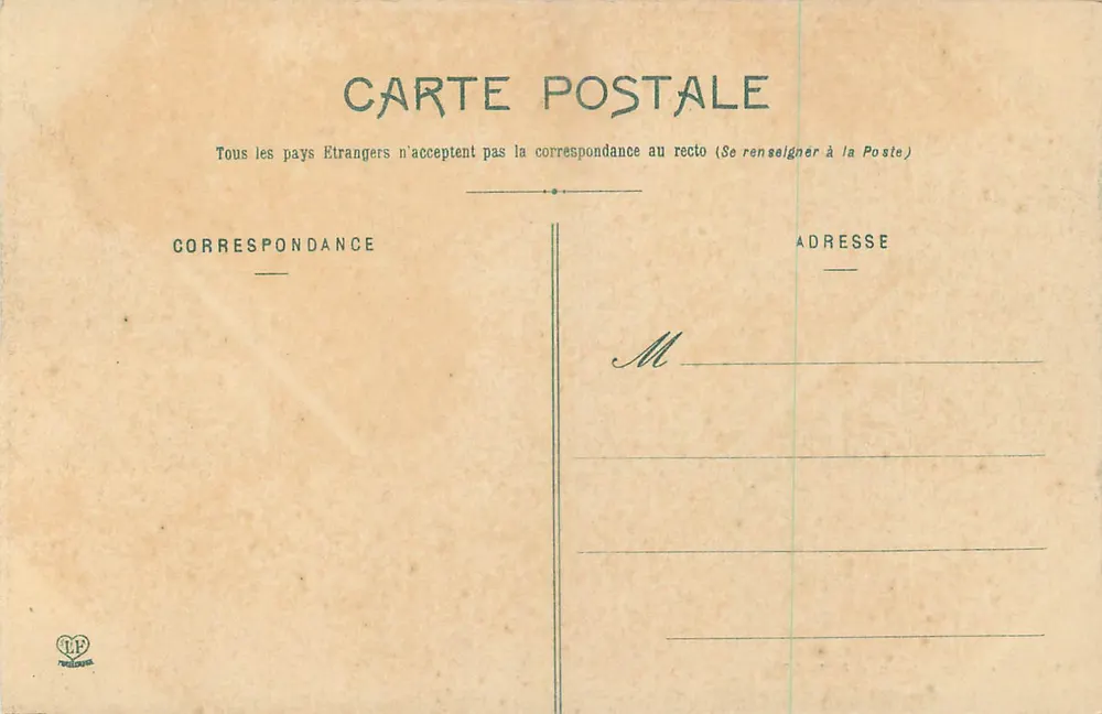 Vale de Aran a Bosost — Os Pirineus, 1º Século — Fototipia Labouche Frères, Toulouse, n° 282 - Verso