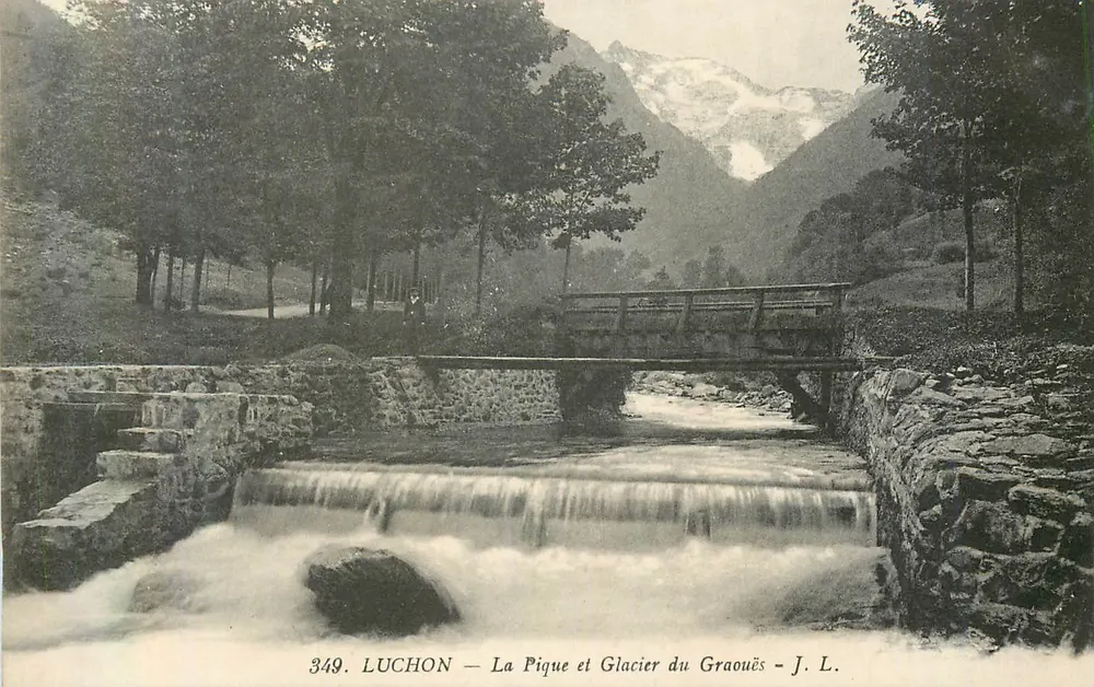 Luchon — La Pique et Glacier du Graouès — J. L. - Recto
