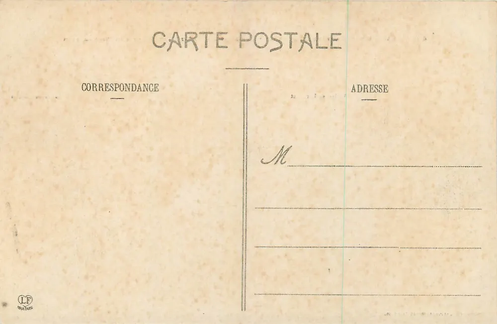 Luchon - Tour du Castelvriel - Montagne de Cazarilh — Les Pyrénées (1ère Série) — Phototypie Labouche Frères Toulouse - Verso
