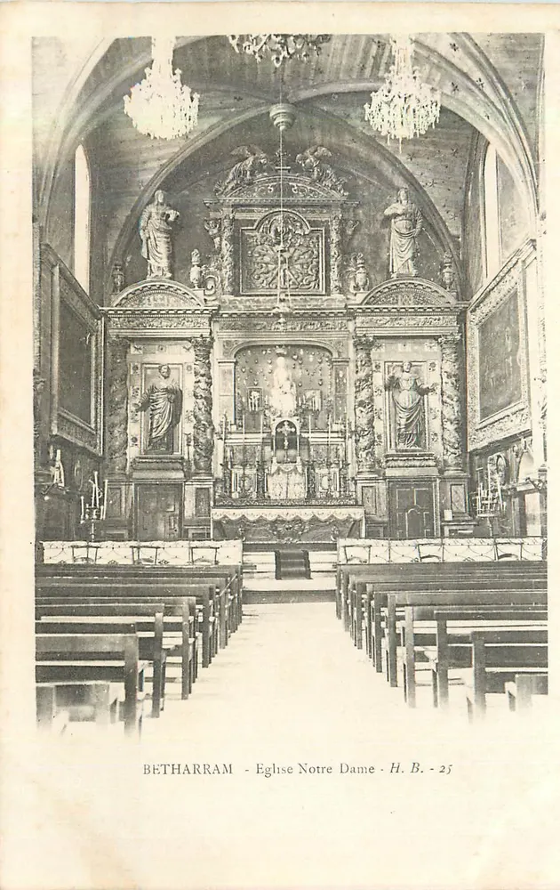BETHARRAM - Igreja Notre Dame - H.B. - 25 - Frente