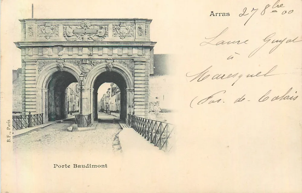 Porta Baudimont — Arras — B.F. Paris, número de série não visível - Frente