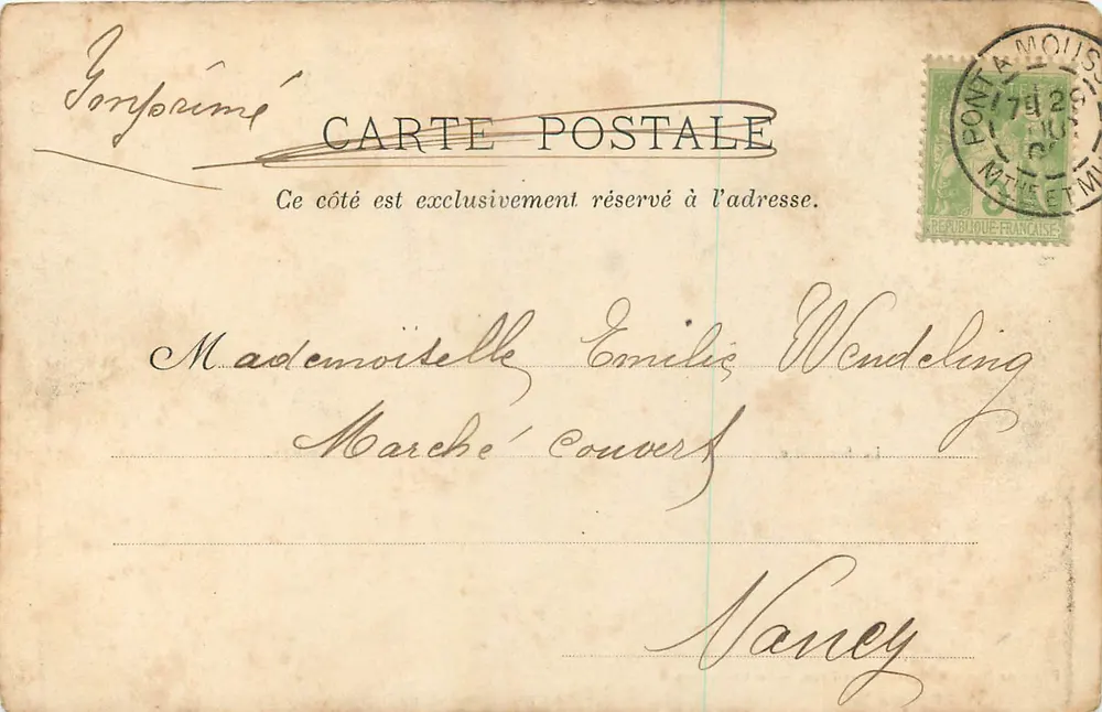 Pont-a-Mousson — Das Seminar und Das Kollegium — Papsterie Nouvelle, 6 rue Victor-Hugo - Rückseite
