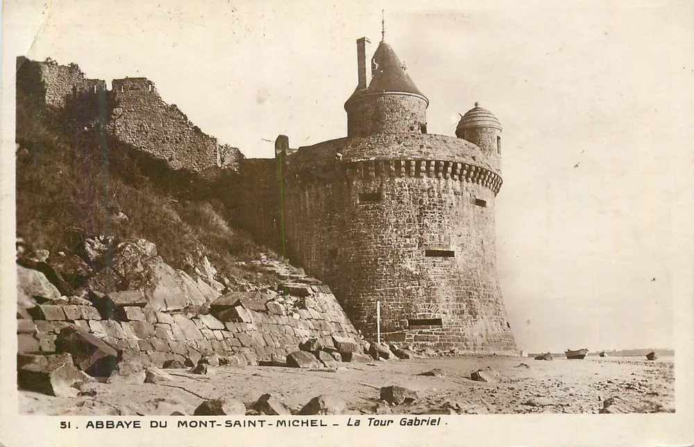 Abtei Mont-Saint-Michel — Turm Gabriel — Edition des Monuments Historiques - Vorderseite
