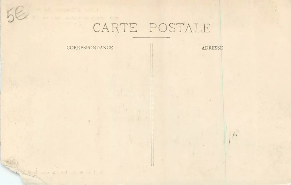 Mont-Saint-Michel — Côte d'Émeraude — Coll. Germain - Guérin, succ. St-Malo - Verso