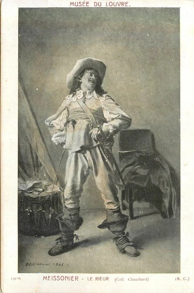 Le Rieur — Meissonier, 1865 — (Coll. Chauchard) — (B. C. Y.) - Frente