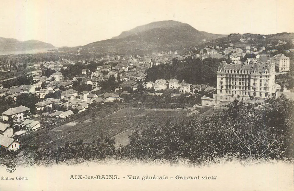 AIX-les-BAINS — Vista geral — Edição Giletta - Frente
