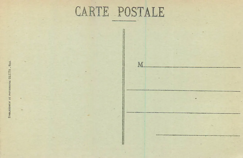 AIX-les-BAINS — Vista geral — Edição Giletta - Verso