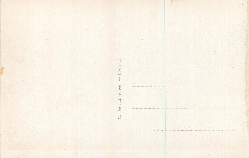 Bordeaux - La Terrasse du Jardin Public — Tito, n°40 - Verso