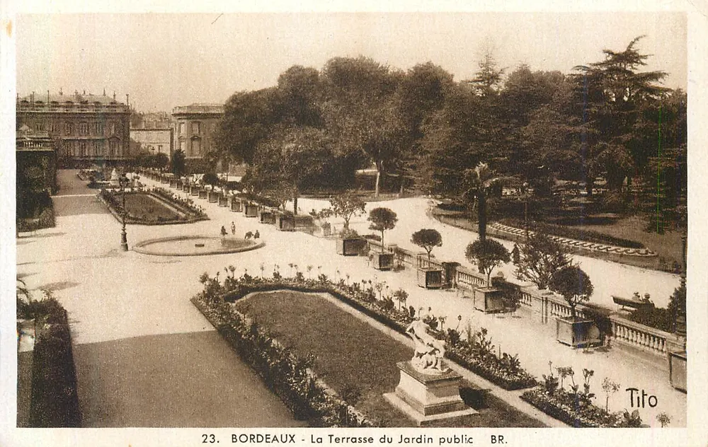 Bordeaux - La Terrasse du Jardin public — Tito, n°23 - Recto