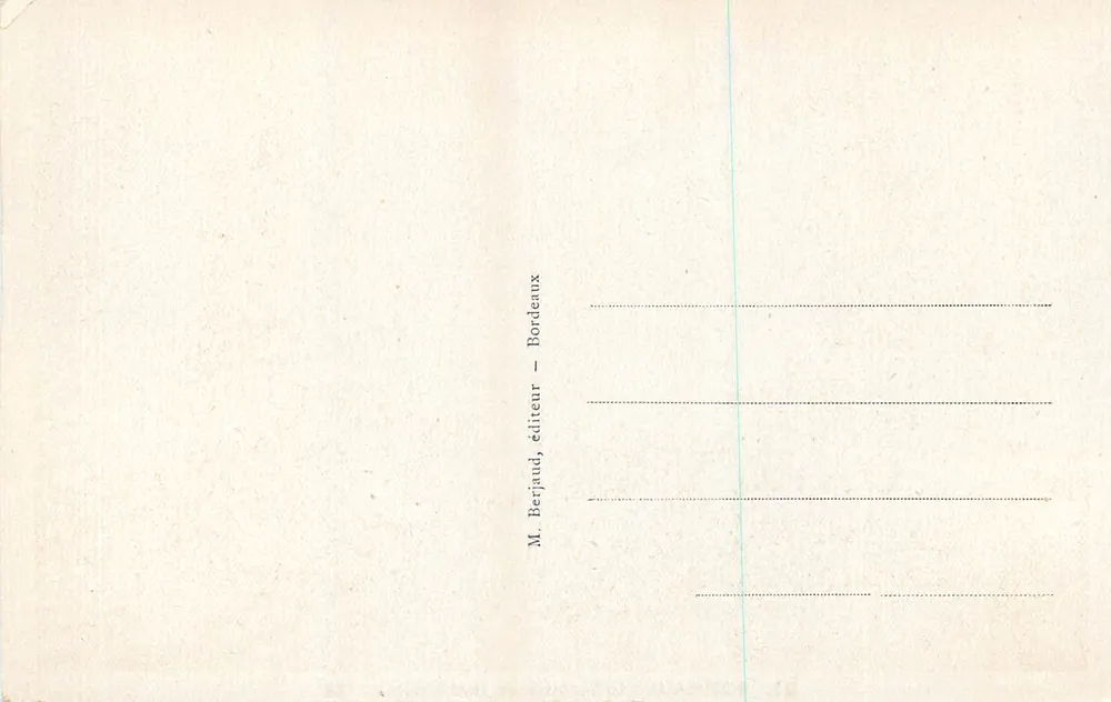 Bordeaux - La Terrasse du Jardin public — Tito, n°23 - Verso