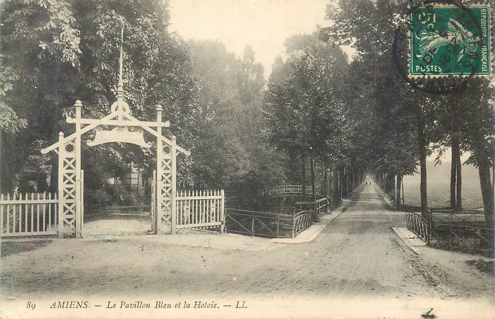 Amiens — Le Pavillon Bleu et la Hotoie — LL - Recto