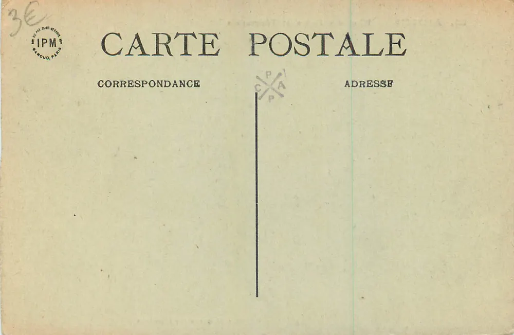 Amiens — Hotel das Correios e Telégrafos — Dupres, editor 9, rua das 3 Gailloux - Verso