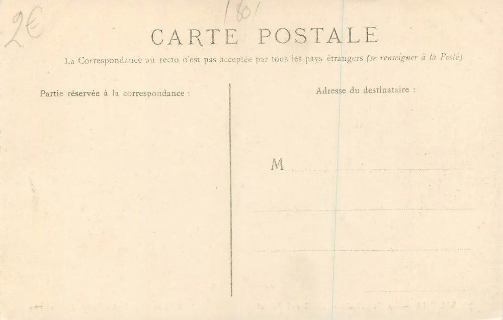 Amiens — La Cathédrale — Le Grand Portail — Édition spéciale des Nouvelles Galeries - Verso