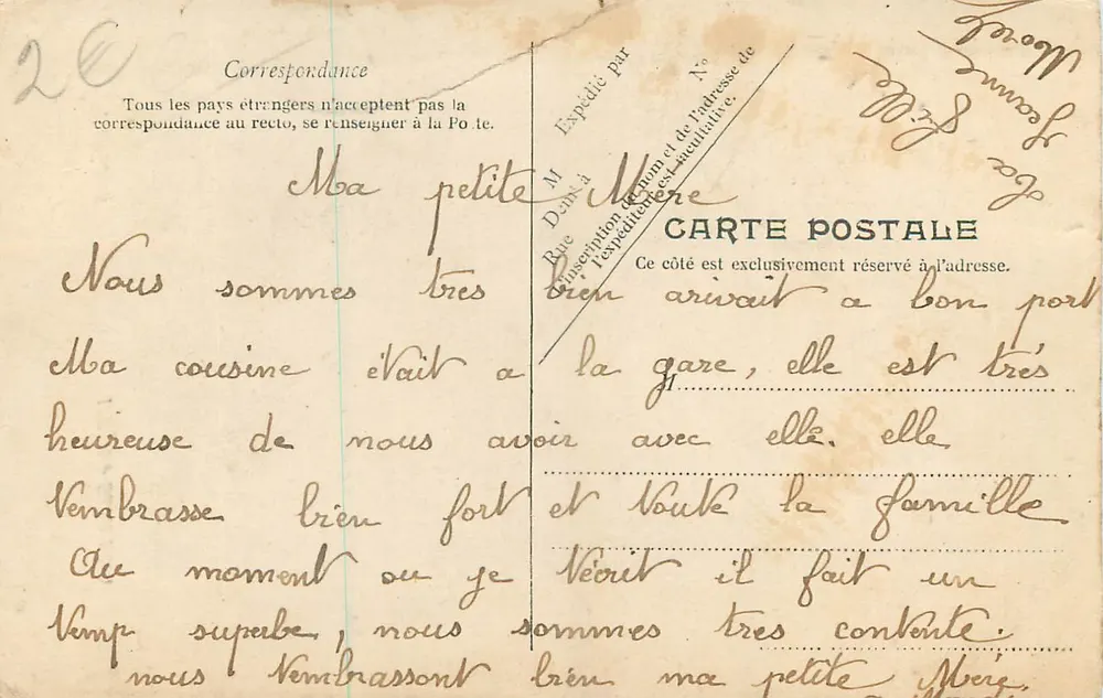 Amiens — A Igreja de São Roque — Y.P. Paris, No. 16 - Verso