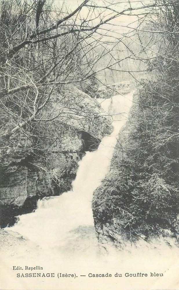 Sassenage (Isère) — Waterval van het Blauwe Gouffre — Edit. Repellin - Voorkant