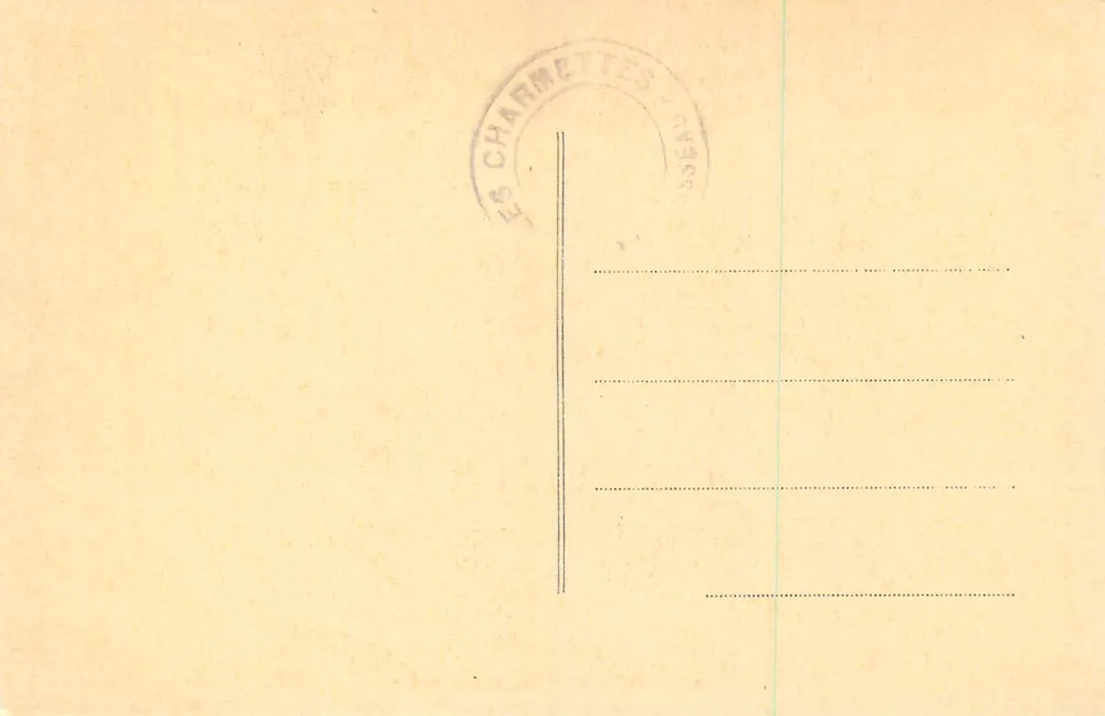 Porträt von Rousseau — Kupferstich von David Martin — Verlag nicht sichtbar - Rückseite