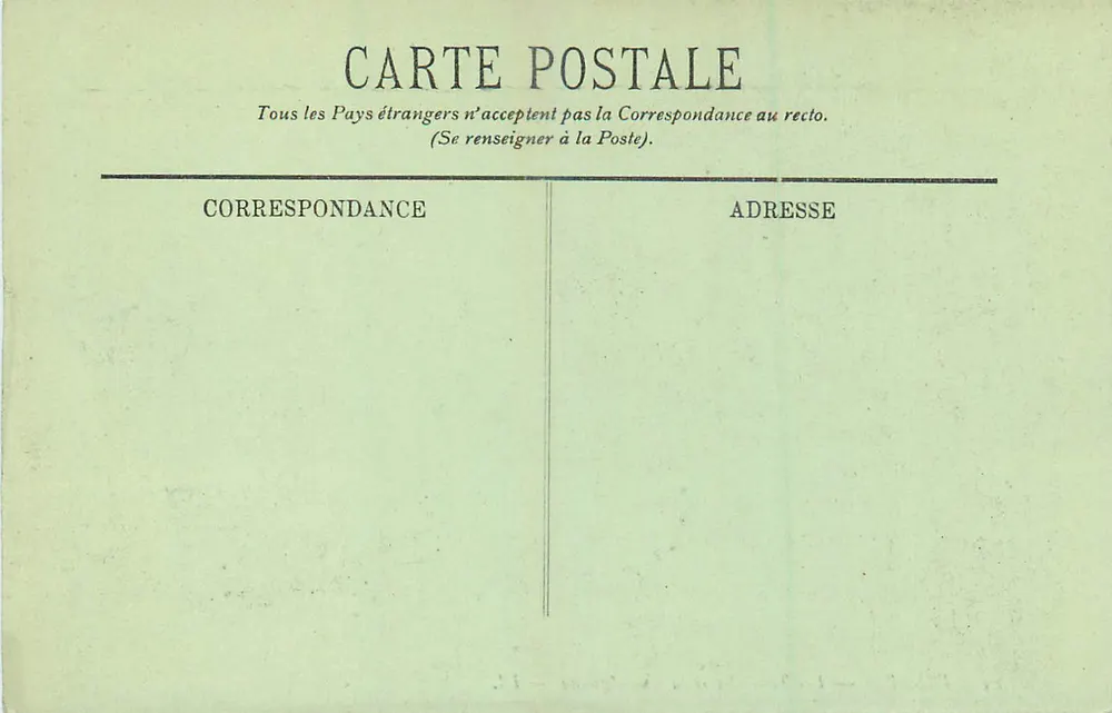 Dieppe — Les Tourelles et la Rue Aguado — LL - Verso