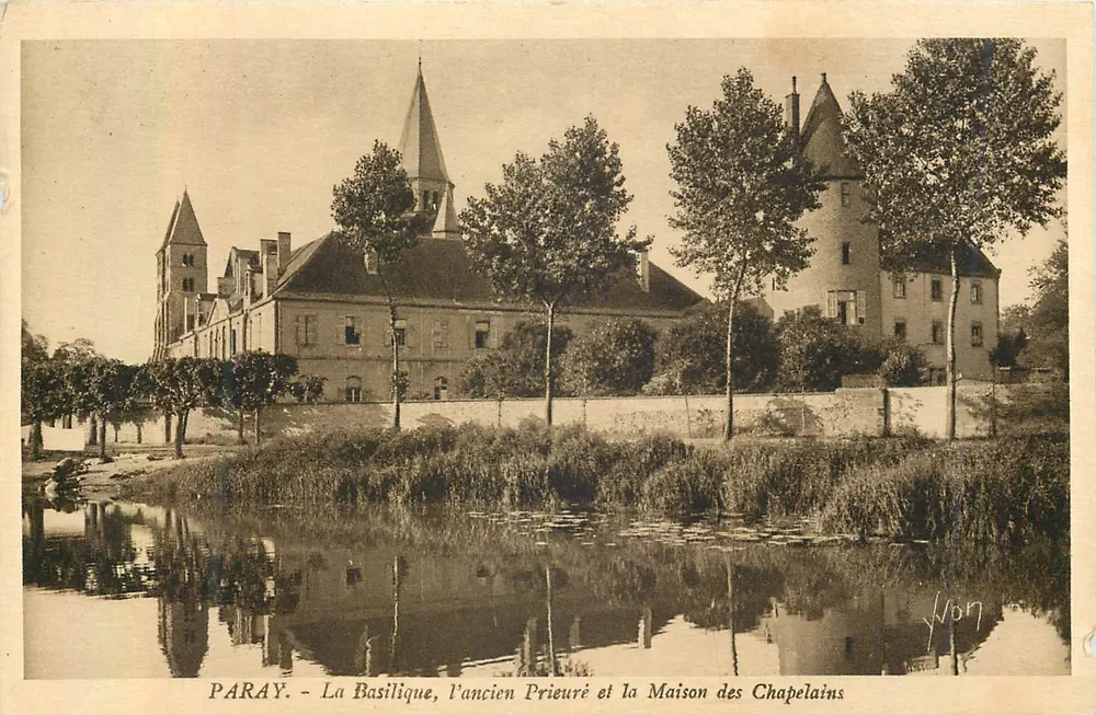 Paray - Die Basilika, das ehemalige Priory und das Haus der Kaplanen — Edition YVON - Vorderseite