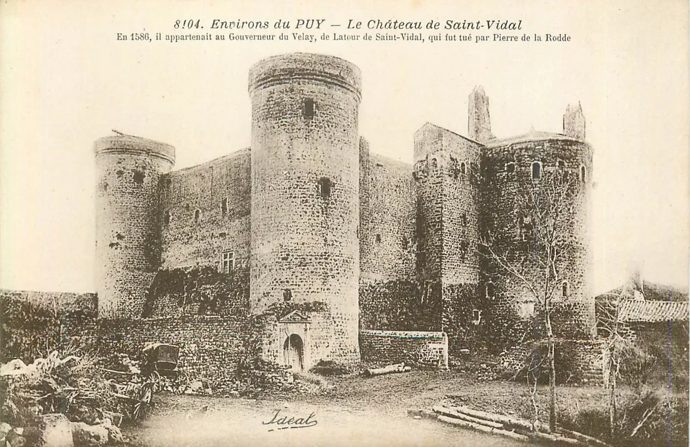 Around PUY — The Castle of Saint-Vidal — Ideal - Front