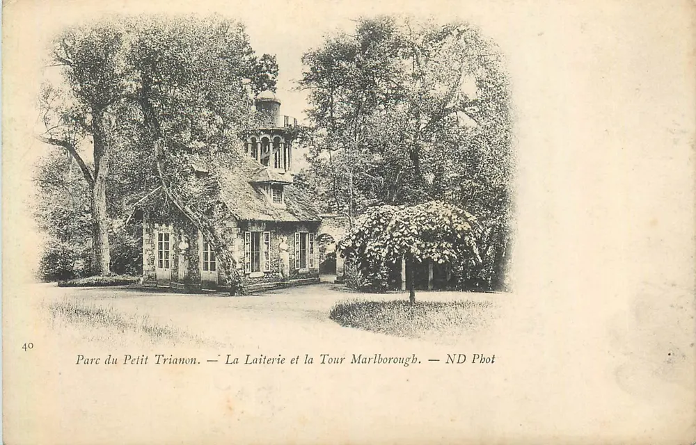 Parc du Petit Trianon — Die Käserei und die Marlborough-Turm — ND Phot - Vorderseite