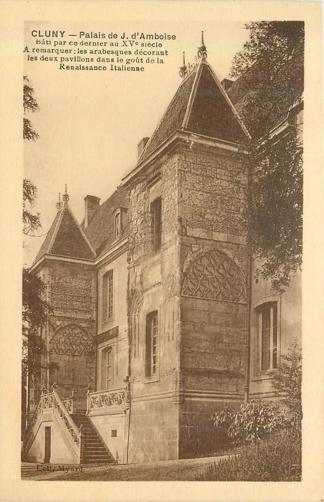 Cluny — Schloss von J. d'Amboise — Verlag Mylard, Seriennummer nicht sichtbar - Vorderseite