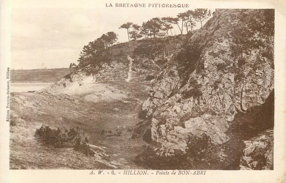 Pointe de Bon-Abri — Hillion — La Bretagne Pittoresque — Édition Frostin-Belamog, Hillion - Recto