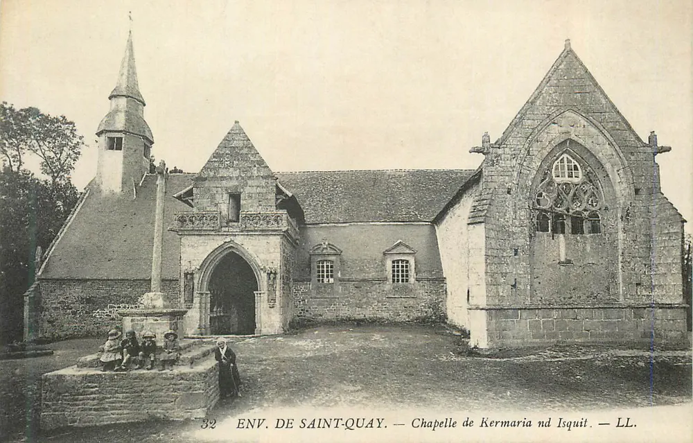 Env. de Saint-Quay — Chapelle de Kermaria nd Isquit — LL. — N° 32 - Frente
