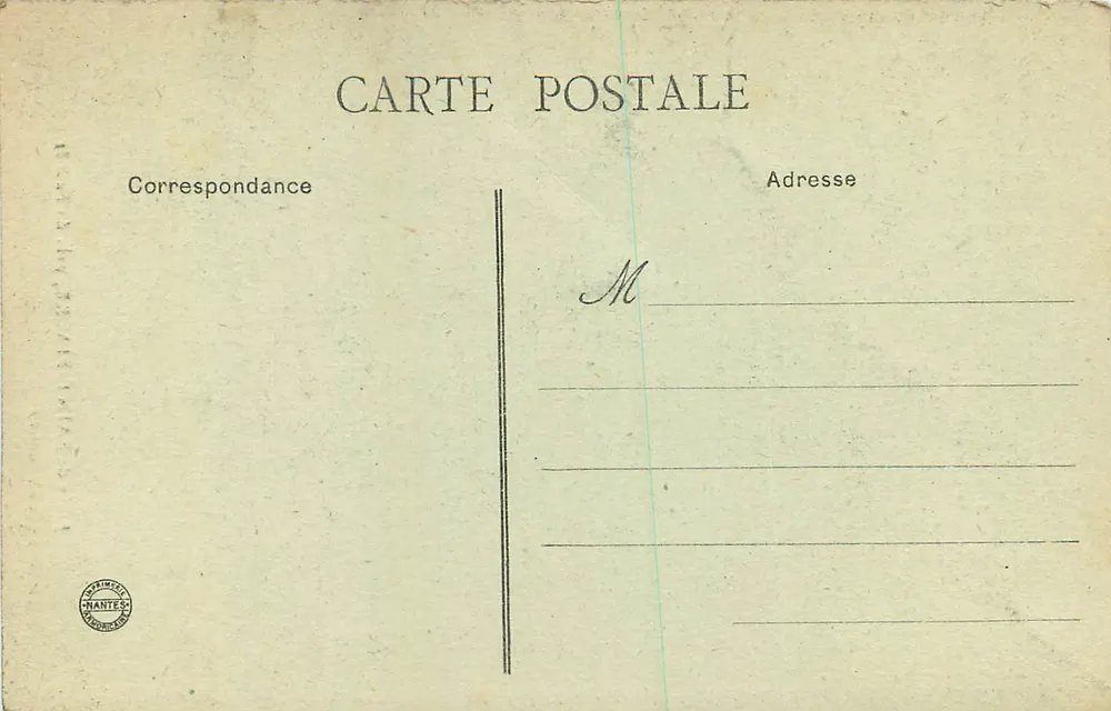Jubée de SAINT-FIACRE, près du Faouët — Collection Le Cunt, Pontivy - Verso