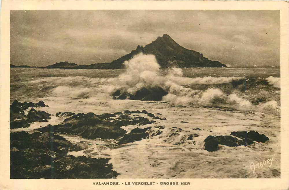 Le Verdelet - Grande Mar — Val-André — Editor Amboury - Frente