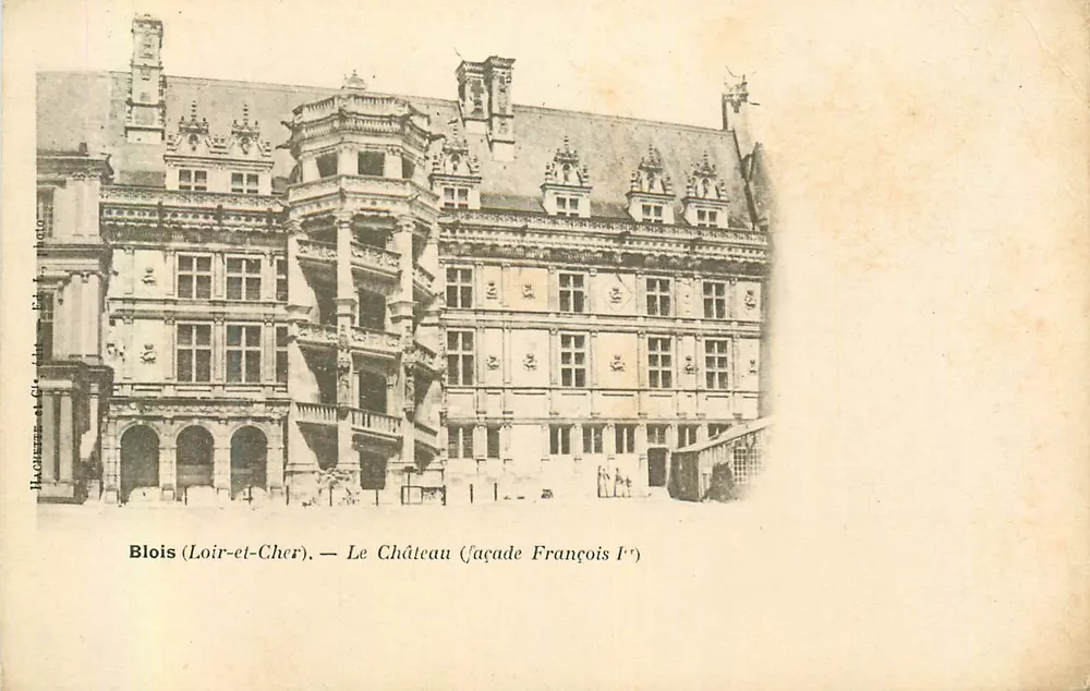 Blois (Loir-et-Cher) — Das Schloss (Fassade François Ier) — Hacquemart & Cie, phot. - Vorderseite
