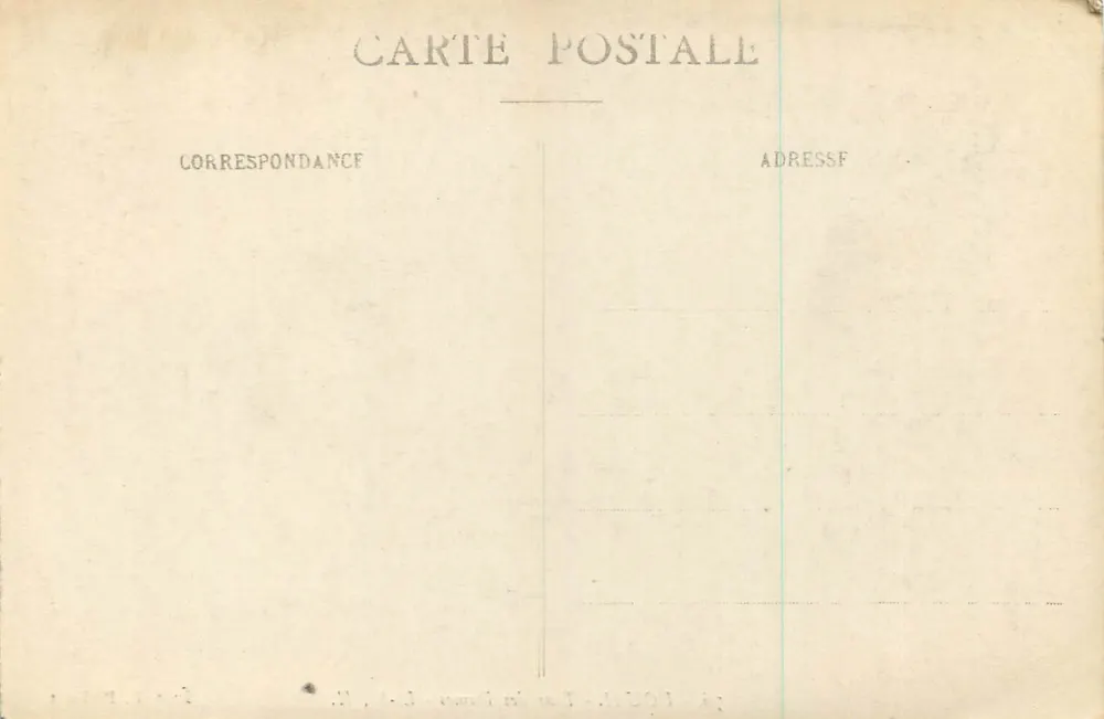 Douai - Torre das Damas — editor F. Plaisant, n° 76 - Verso