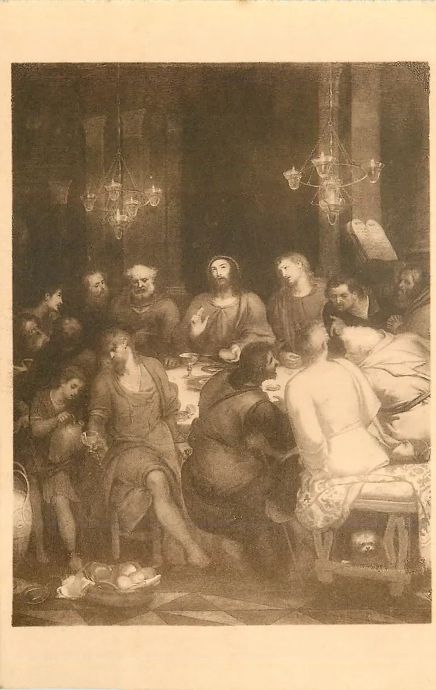 Dernière Cène — Otto Venius — Éditeur NEIS, Bruxelles - Recto