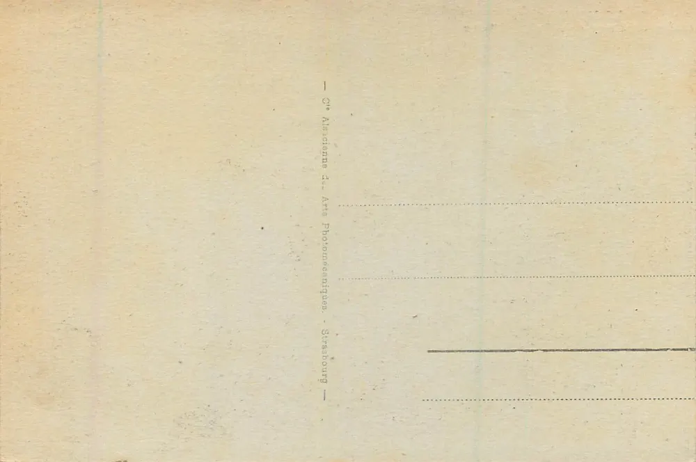 Kette des Sancy und die Hölle-Tal — Mount Dore — C° Académie des Arts Photographiques, Straßburg - Rückseite