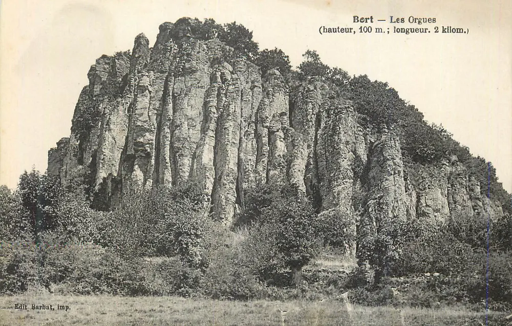 Bort — Les Orgues — Edit. Barbat, imp. - Vorderseite