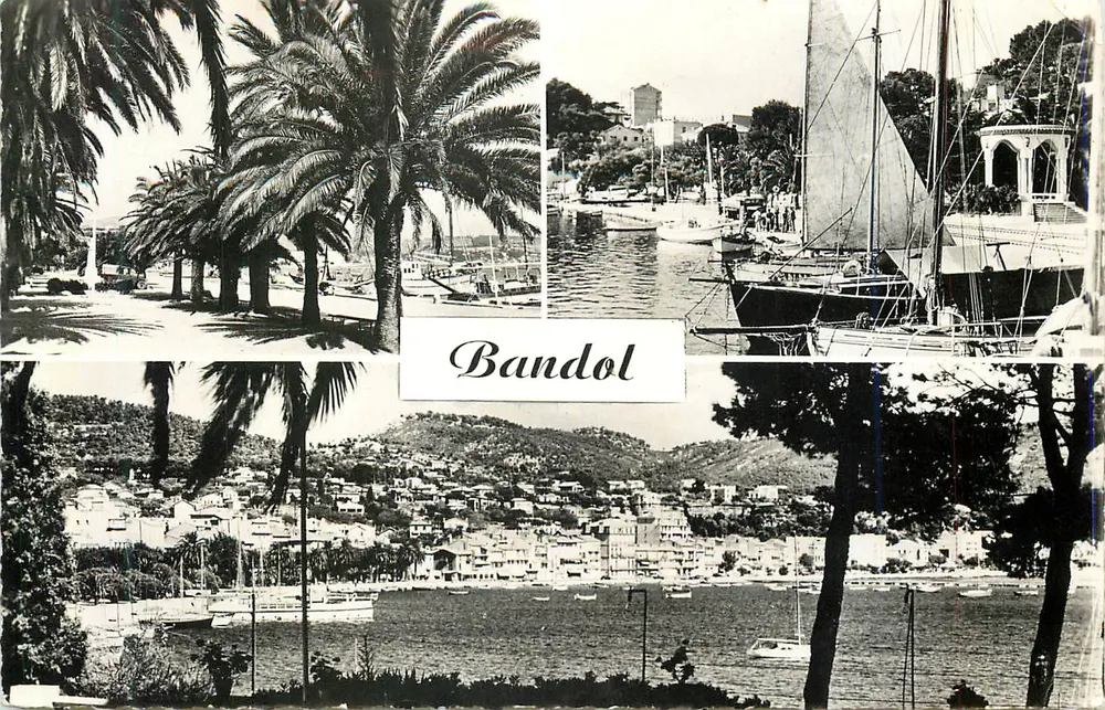 Bandol — vista panorâmica e porto — Éditions ARIS - Frente