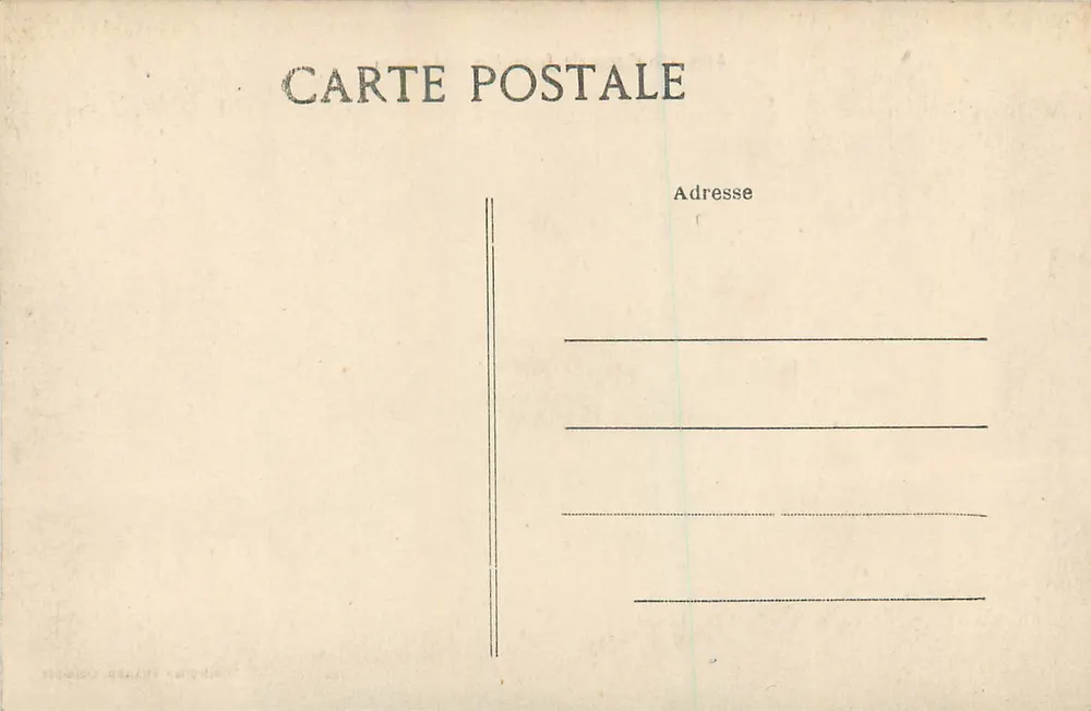 Castelo de Josselin — O Poço — Coleção Villard, Quimper - Verso