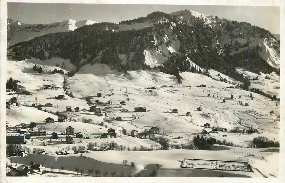 Megève - Versant Rochebrune — 68, L. Morand, Edição Haute-Savoie - Frente
