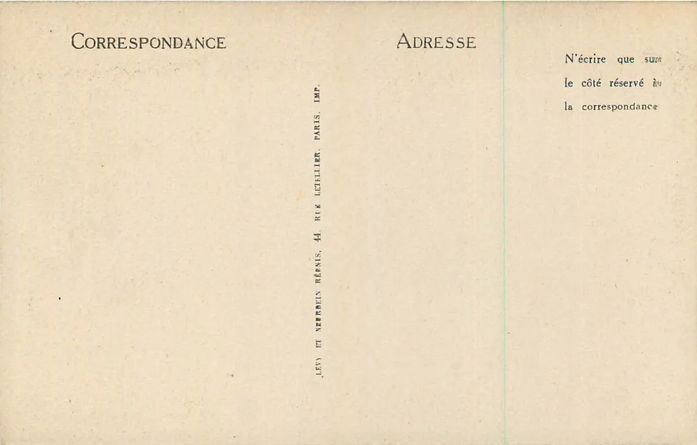 Auxerre — L'Horloge — LL - Verso