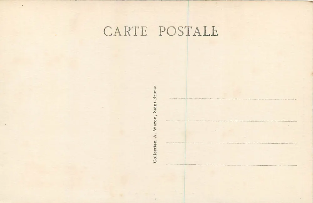 Pointe de Bon-Abri — La Bretagne pittoresque — A.W. - 6 - Hillion - Verso